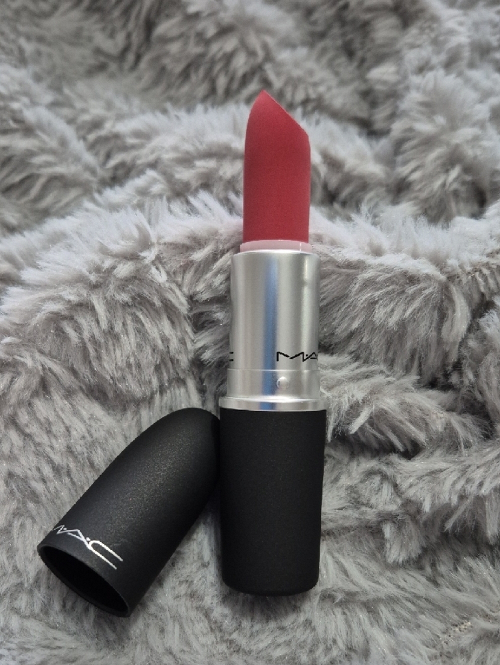 MAC Cosmetics A Little Tamed Powder Kiss Lipstick - Picture 3 of 5
